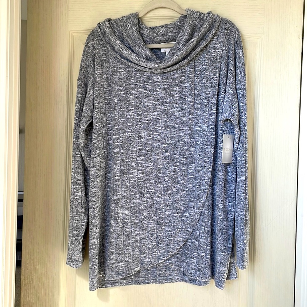 A Glow Marernity Sweater Cowl Neck